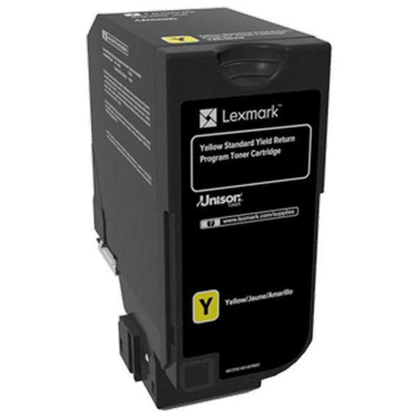 Lexmark Lexmark Yellow Return Program Toner Cartridge, TAA Compliant 74C0SYG